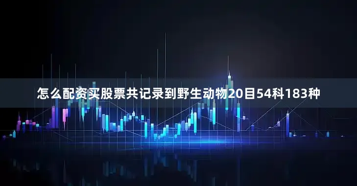 怎么配资买股票共记录到野生动物20目54科183种